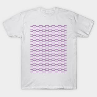 Hatched Purple T-Shirt